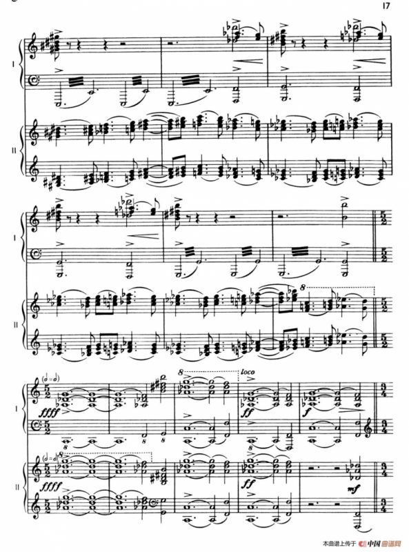 The Planets Op.32（双钢琴）（行星·第一乐章 火星—战争使者）