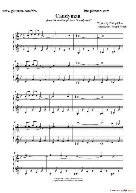 杀人蜂 Candyman（选自电影《杀人蜂》配乐）