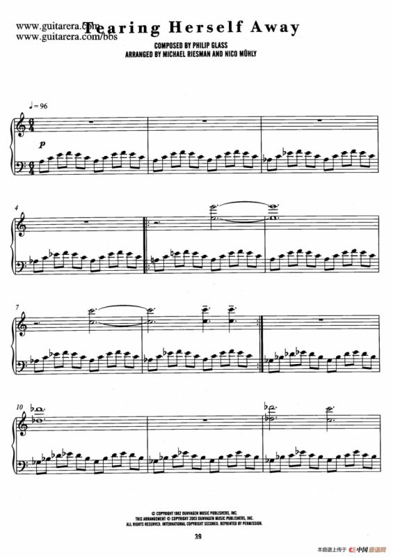 电影《时时刻刻》配乐 8. 放纵自我 Tearing Herself Away