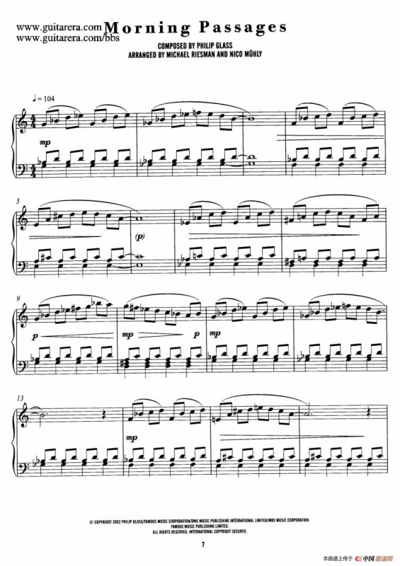 电影《时时刻刻》配乐 2. 清晨时光 Morning Passages