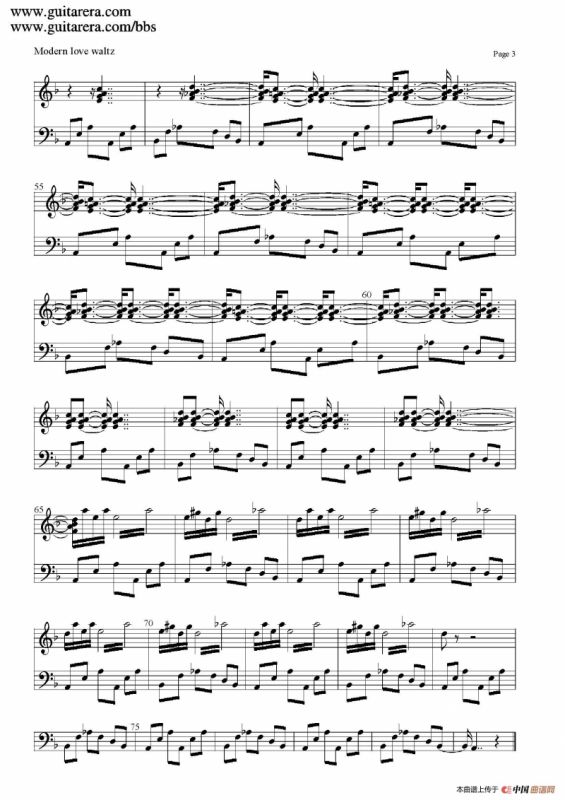 Modern Love Waltz （现代爱情圆舞曲）