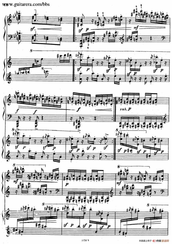 Variation on a Theme by Paganini（帕格尼尼主题变奏曲·双钢琴）