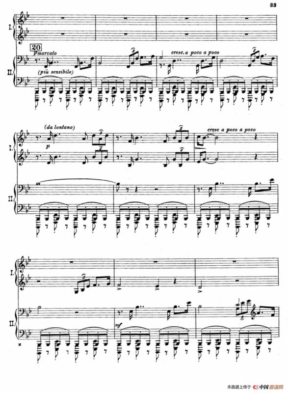 The Pines of Rome（交响诗《罗马的松树》·双钢琴）（第四部分：阿皮亚大道上的松树）