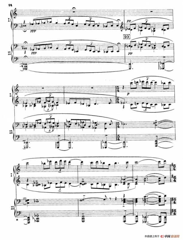 The Pines of Rome（交响诗《罗马的松树》·双钢琴）（第二部分：卡塔科巴墓地的松树）