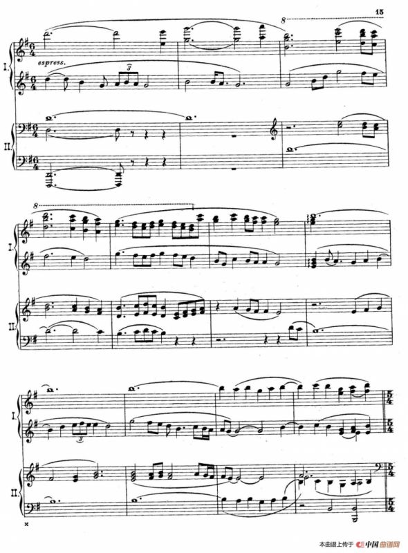 The Pines of Rome（交响诗《罗马的松树》·双钢琴）（第二部分：卡塔科巴墓地的松树）