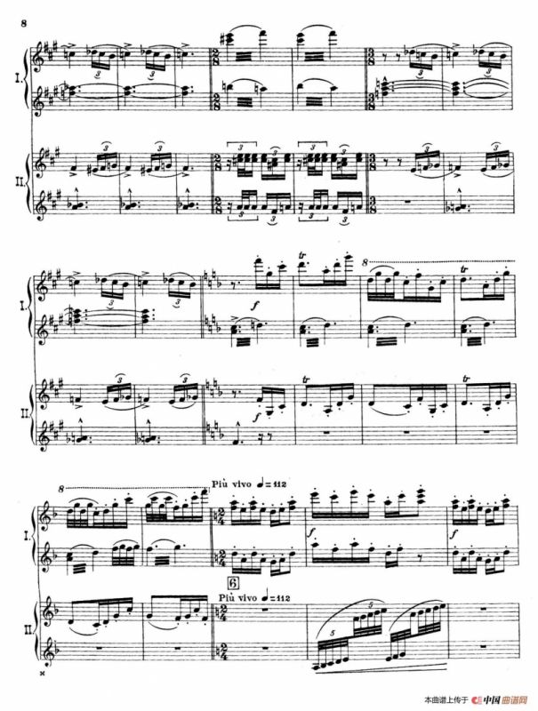 The Pines of Rome（交响诗《罗马的松树》·双钢琴）（第一部分：博尔盖塞别墅的松树）