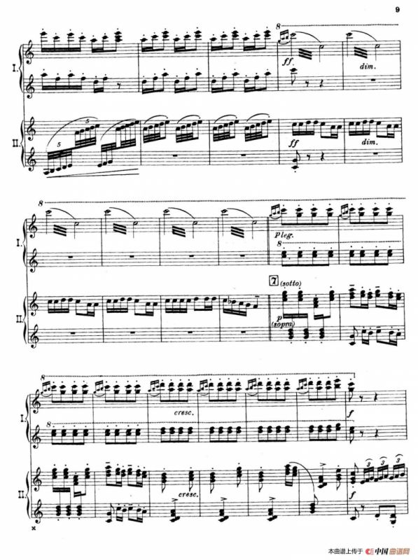 The Pines of Rome（交响诗《罗马的松树》·双钢琴）（第一部分：博尔盖塞别墅的松树）