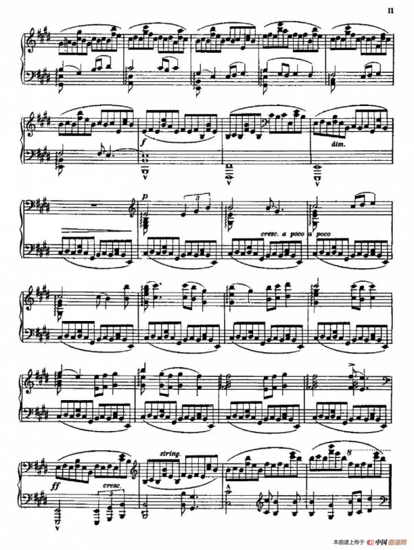 Three Preludes on Gregorian Melodies（三首格里高利圣咏前奏曲 2. 如暴风雨般激烈地）