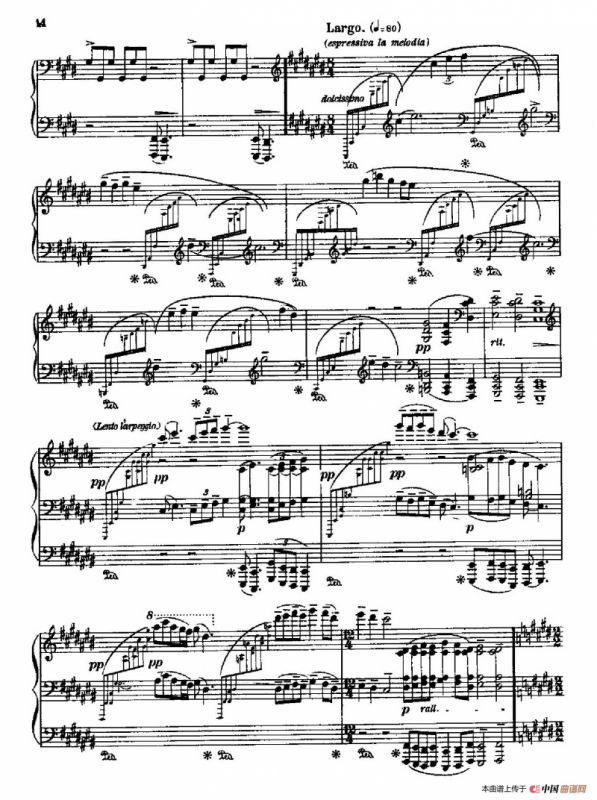 Three Preludes on Gregorian Melodies（三首格里高利圣咏前奏曲 2. 如暴风雨般激烈地）