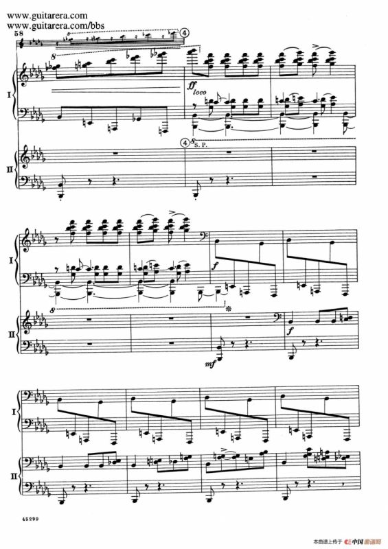 Piano Concerto Op.38（钢琴协奏曲·双钢琴·第三乐章）