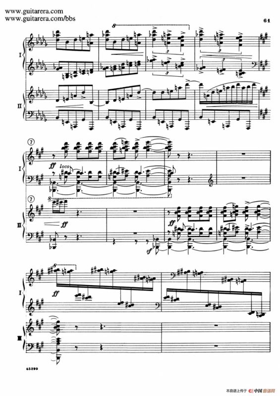 Piano Concerto Op.38（钢琴协奏曲·双钢琴·第三乐章）