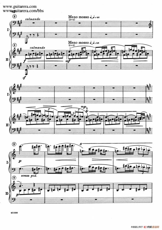 Piano Concerto Op.38（钢琴协奏曲·双钢琴·第三乐章）