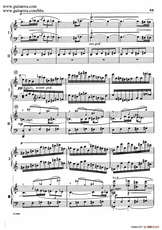 Piano Concerto Op.38（钢琴协奏曲·双钢琴·第三乐章）