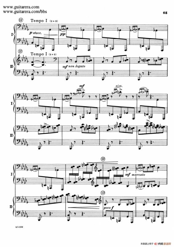 Piano Concerto Op.38（钢琴协奏曲·双钢琴·第三乐章）