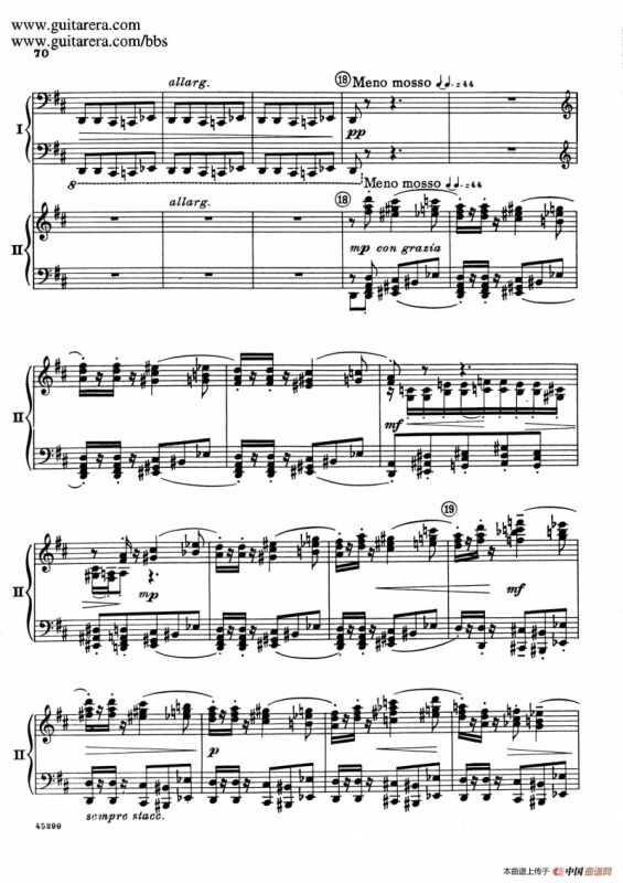 Piano Concerto Op.38（钢琴协奏曲·双钢琴·第三乐章）