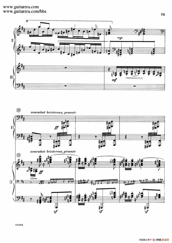 Piano Concerto Op.38（钢琴协奏曲·双钢琴·第三乐章）