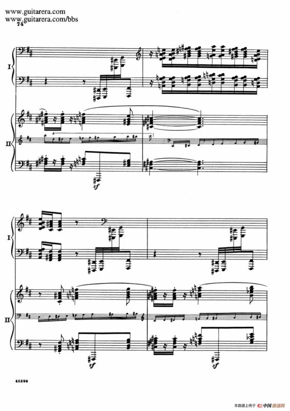 Piano Concerto Op.38（钢琴协奏曲·双钢琴·第三乐章）