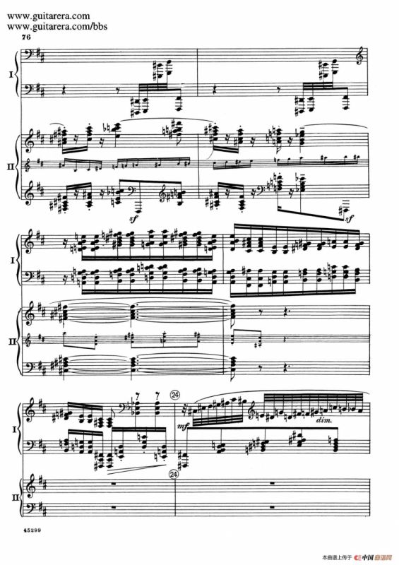 Piano Concerto Op.38（钢琴协奏曲·双钢琴·第三乐章）