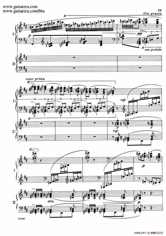 Piano Concerto Op.38（钢琴协奏曲·双钢琴·第三乐章）