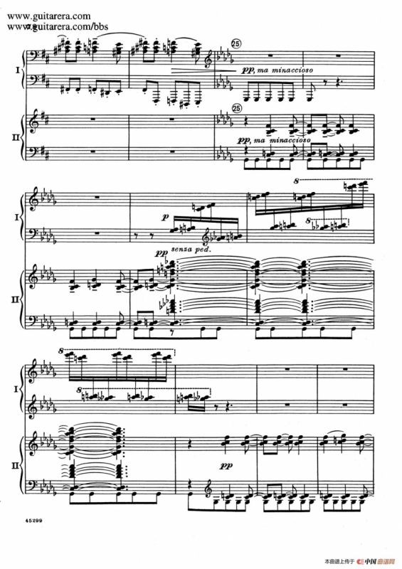 Piano Concerto Op.38（钢琴协奏曲·双钢琴·第三乐章）