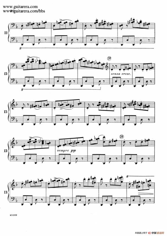 Piano Concerto Op.38（钢琴协奏曲·双钢琴·第三乐章）