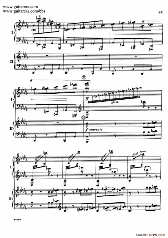 Piano Concerto Op.38（钢琴协奏曲·双钢琴·第三乐章）