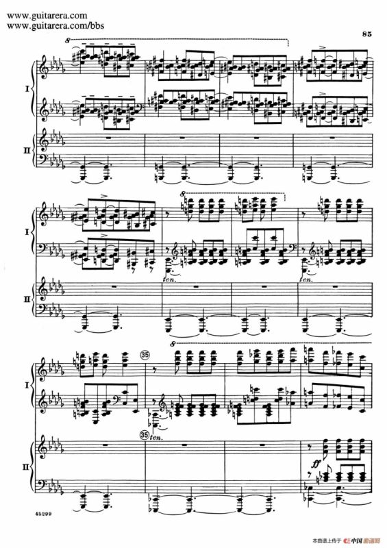 Piano Concerto Op.38（钢琴协奏曲·双钢琴·第三乐章）