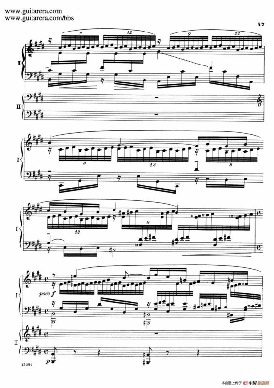 Piano Concerto Op.38（钢琴协奏曲·双钢琴·第二乐章）