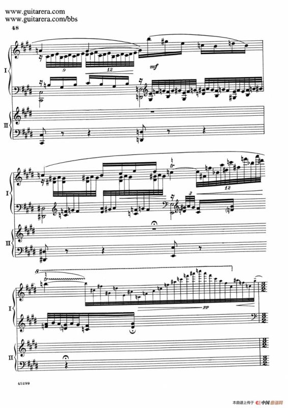 Piano Concerto Op.38（钢琴协奏曲·双钢琴·第二乐章）
