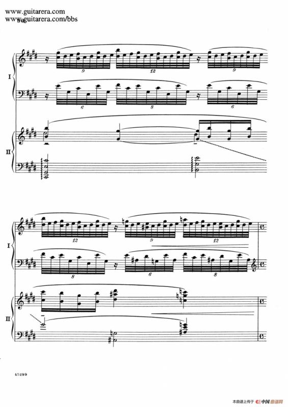 Piano Concerto Op.38（钢琴协奏曲·双钢琴·第二乐章）