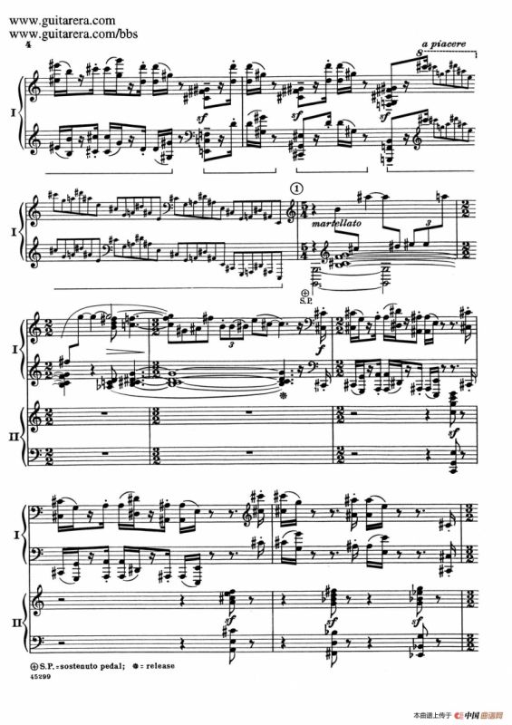 Piano Concerto Op.38（钢琴协奏曲·双钢琴·第一乐章）