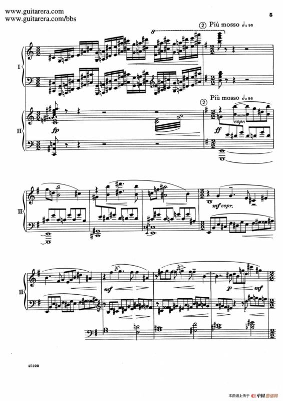 Piano Concerto Op.38（钢琴协奏曲·双钢琴·第一乐章）