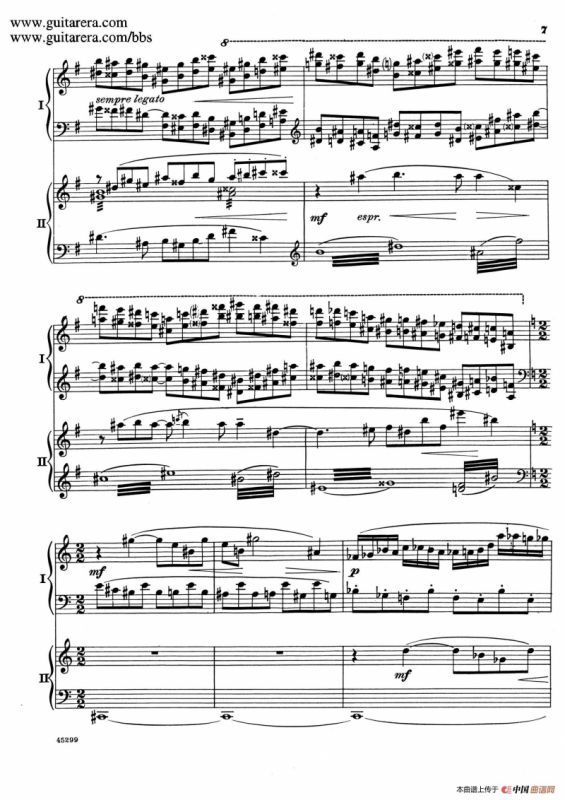 Piano Concerto Op.38（钢琴协奏曲·双钢琴·第一乐章）