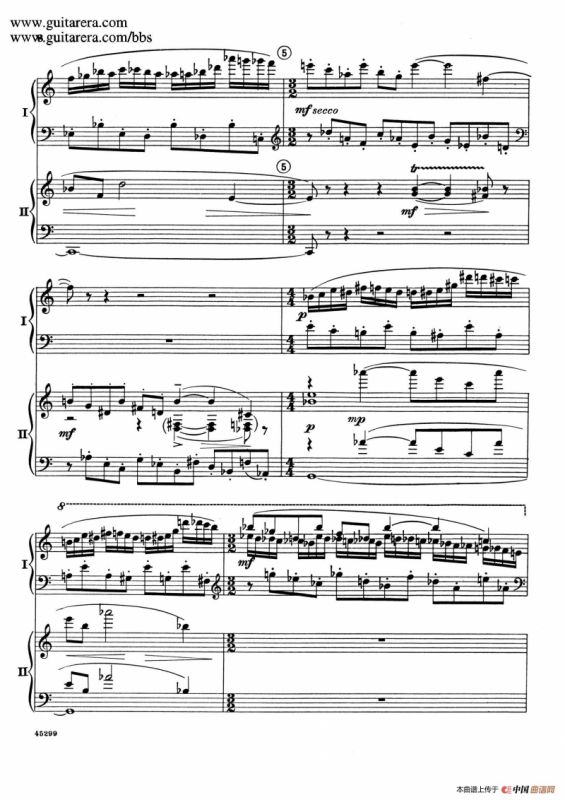 Piano Concerto Op.38（钢琴协奏曲·双钢琴·第一乐章）