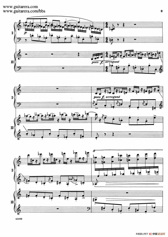 Piano Concerto Op.38（钢琴协奏曲·双钢琴·第一乐章）