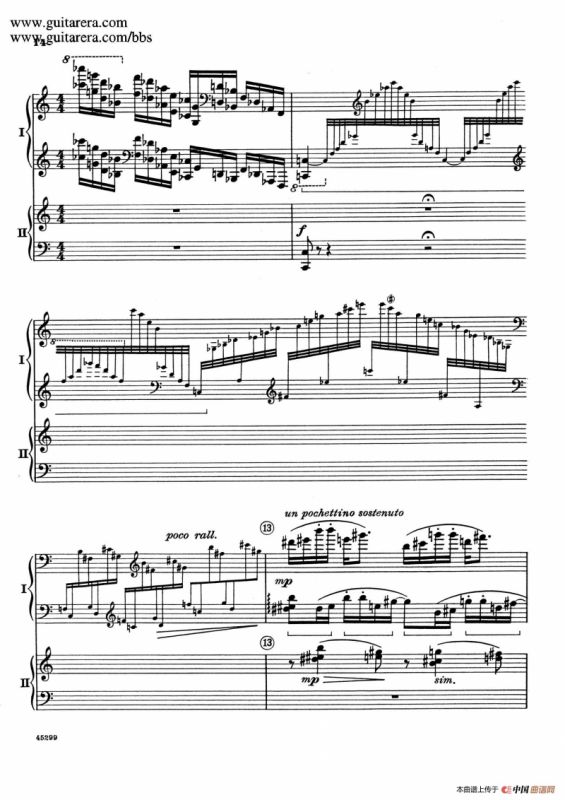 Piano Concerto Op.38（钢琴协奏曲·双钢琴·第一乐章）