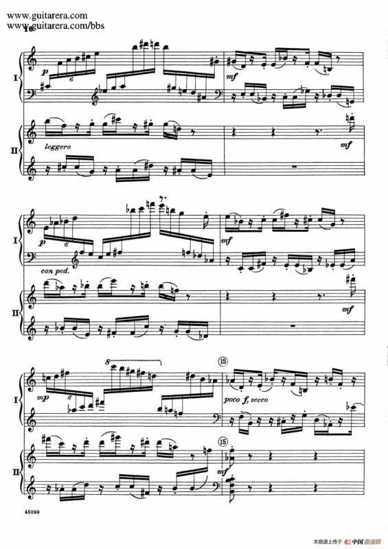Piano Concerto Op.38（钢琴协奏曲·双钢琴·第一乐章）
