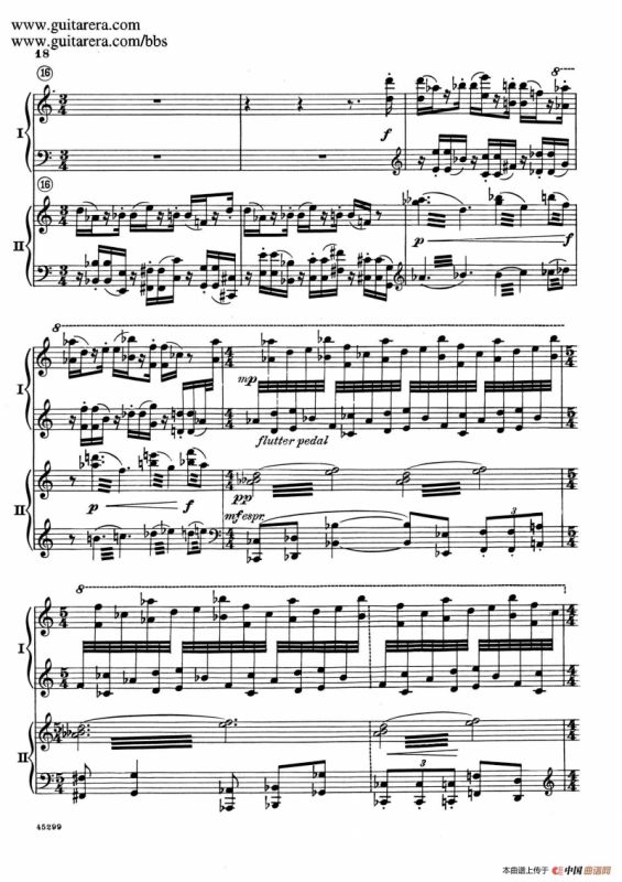 Piano Concerto Op.38（钢琴协奏曲·双钢琴·第一乐章）