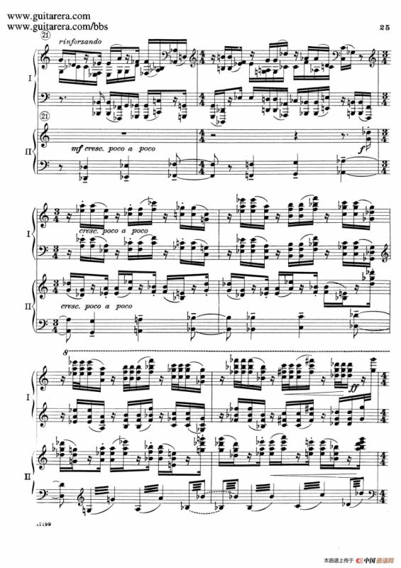 Piano Concerto Op.38（钢琴协奏曲·双钢琴·第一乐章）