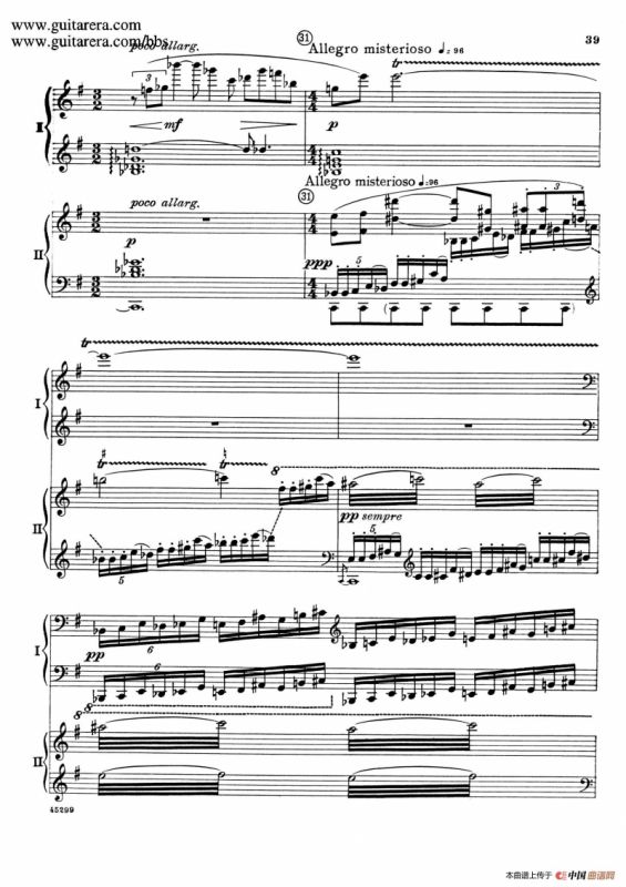 Piano Concerto Op.38（钢琴协奏曲·双钢琴·第一乐章）