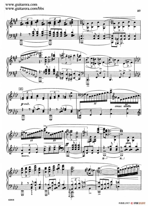 Souvenirs Op.28（纪念曲5. 踌躇的探戈）