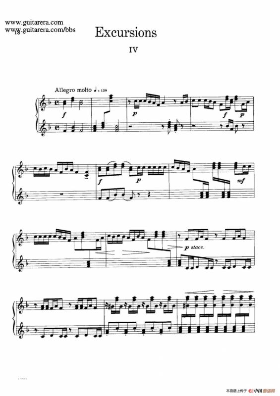 Four Excursions Op.20（旅行·4）