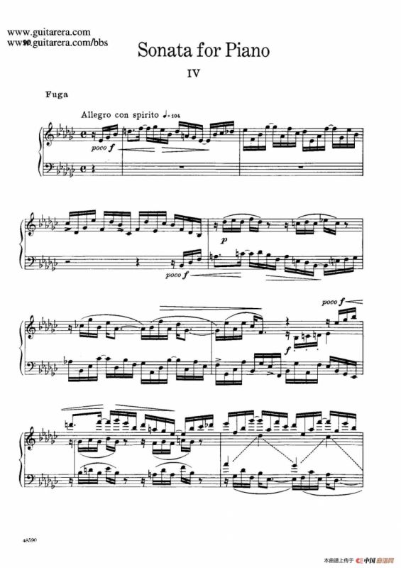 Piano Sonata Op.26（钢琴奏鸣曲·第四乐章）