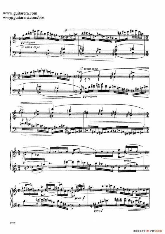 Piano Sonata Op.26（钢琴奏鸣曲·第四乐章）