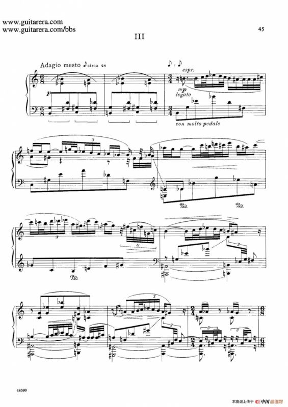 Piano Sonata Op.26（钢琴奏鸣曲·第二乐章）
