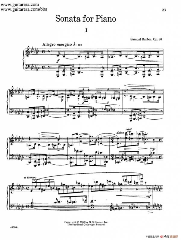 Piano Sonata Op.26（钢琴奏鸣曲·第一乐章）