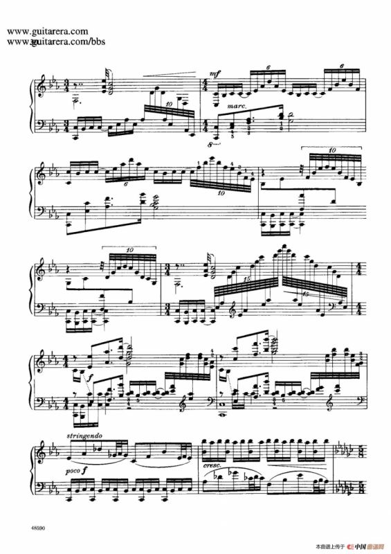 Piano Sonata Op.26（钢琴奏鸣曲·第一乐章）