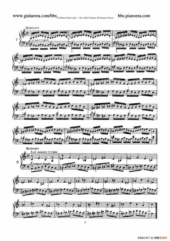 48 Practice Pieces（四十八首钢琴练习曲）