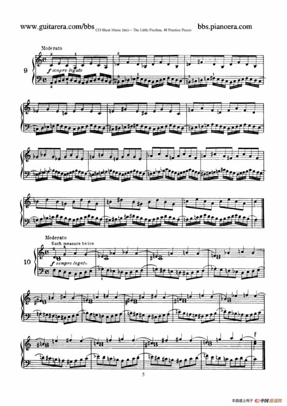 48 Practice Pieces（四十八首钢琴练习曲）
