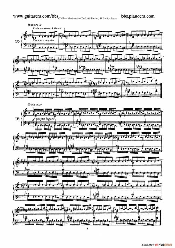 48 Practice Pieces（四十八首钢琴练习曲）